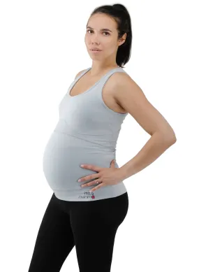 High Support Exercise Maternity Top - Grey