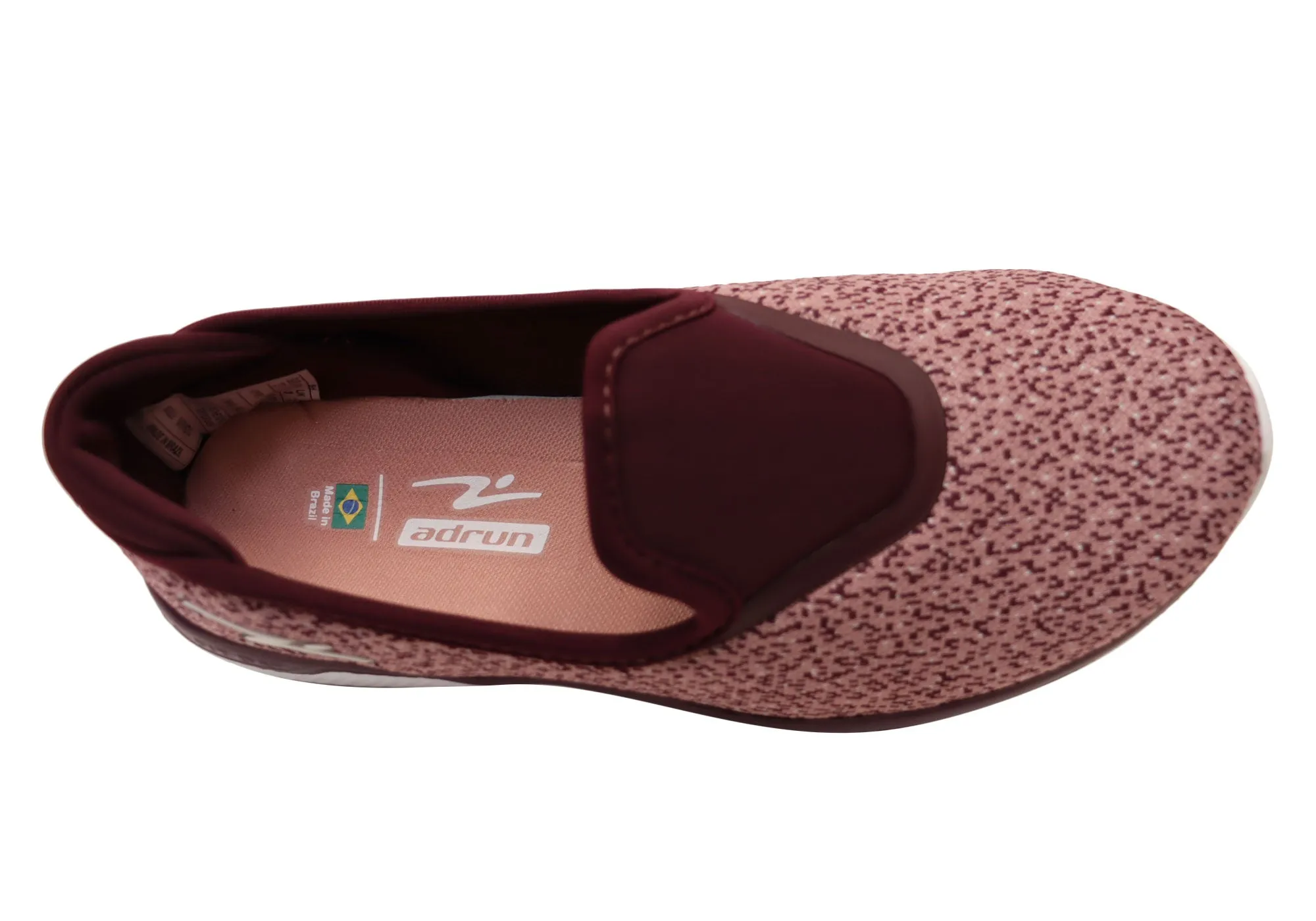 Adrun Cove Womens Comfortable Slip On Shoes Made In Brazil