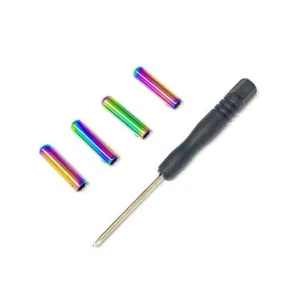 Aglet Kit - Iridescent- Screw On