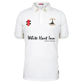 Ashton Keynes Cricket Club Senior's Ivory Matrix V2 S/S Shirt