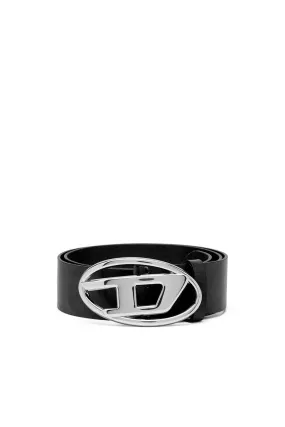 B-1dr W Belt with D logo buckle Black