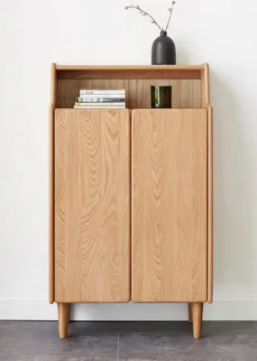 Berlin Solid Wood Shoe Cabinet