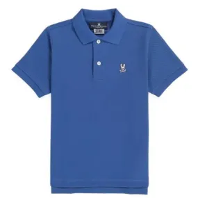 Blue Classic Cotton Polo