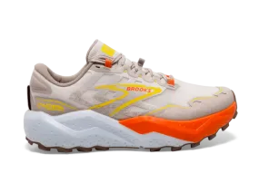 Brooks Caldera 7 (D Width) - White Sand/Chateau Gray/Yellow (Mens)