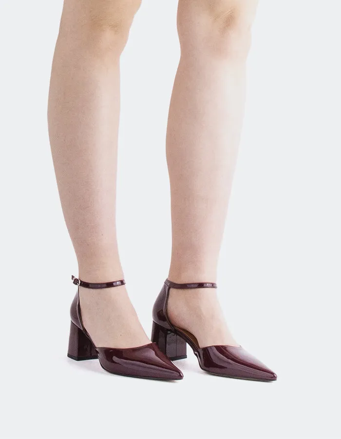 Catriona Burgundy Patent