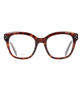 Celine Women's Tortoise Square Optical Frame