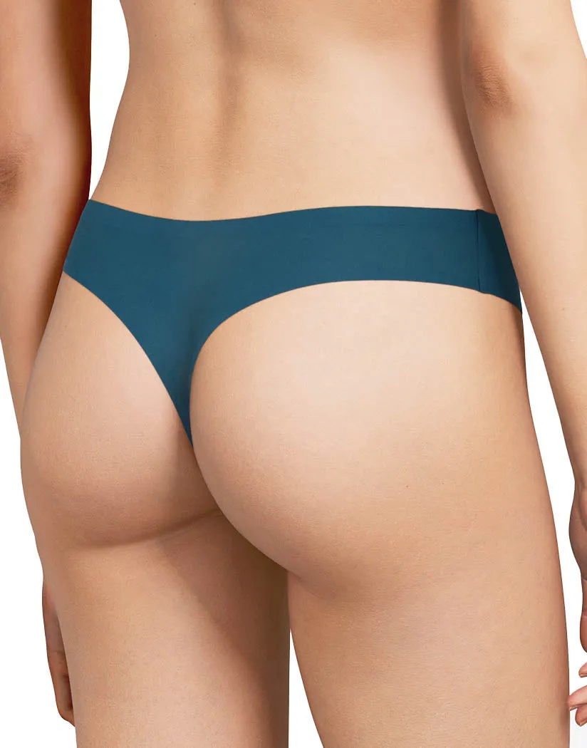 Chantelle Soft Stretch One Size Seamless Thong Grenadine/ Myrtle Blue 2649