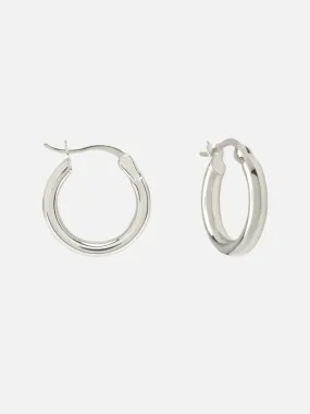 Classic Hoops Small - Silver