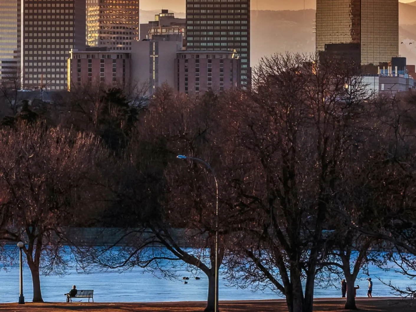 Denver Skyline Canvas Wall Art