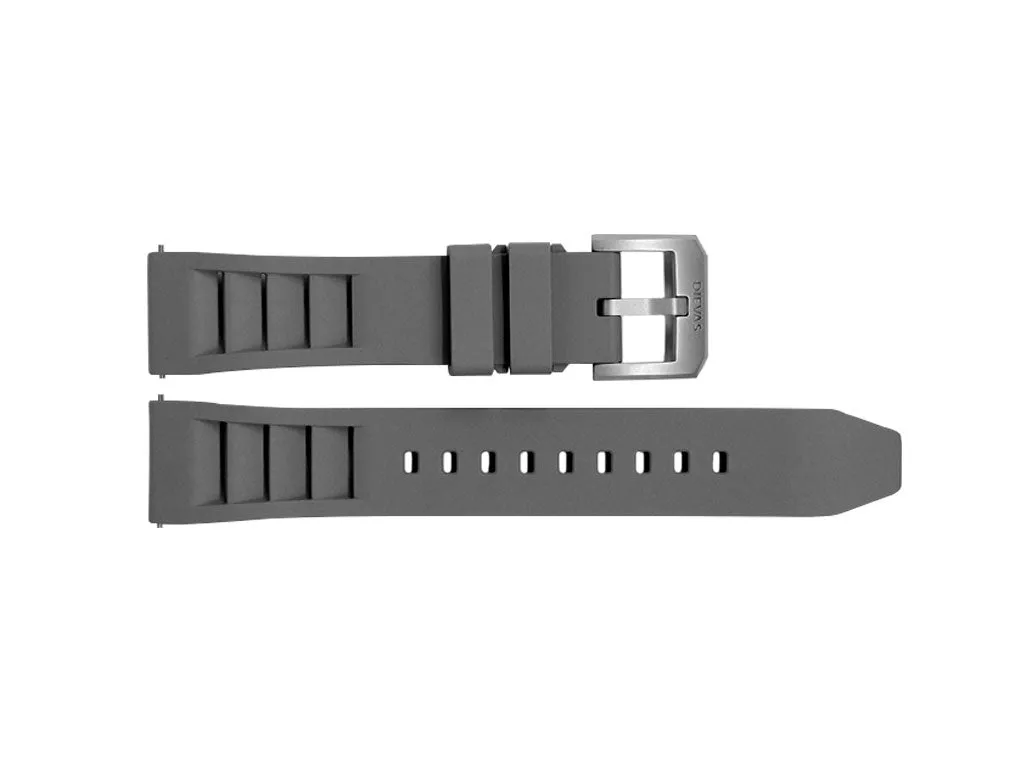 Dievas Grey FKM Rubber Strap