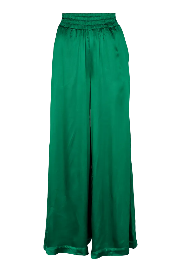 Flora Wide Pants - Green Jacket