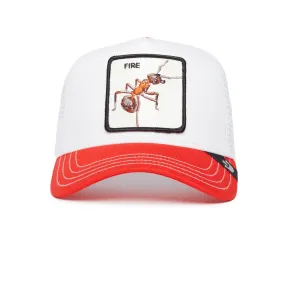 Goorin Bros - Animal Trucker Cap - V2 Fire Ant - Red & White