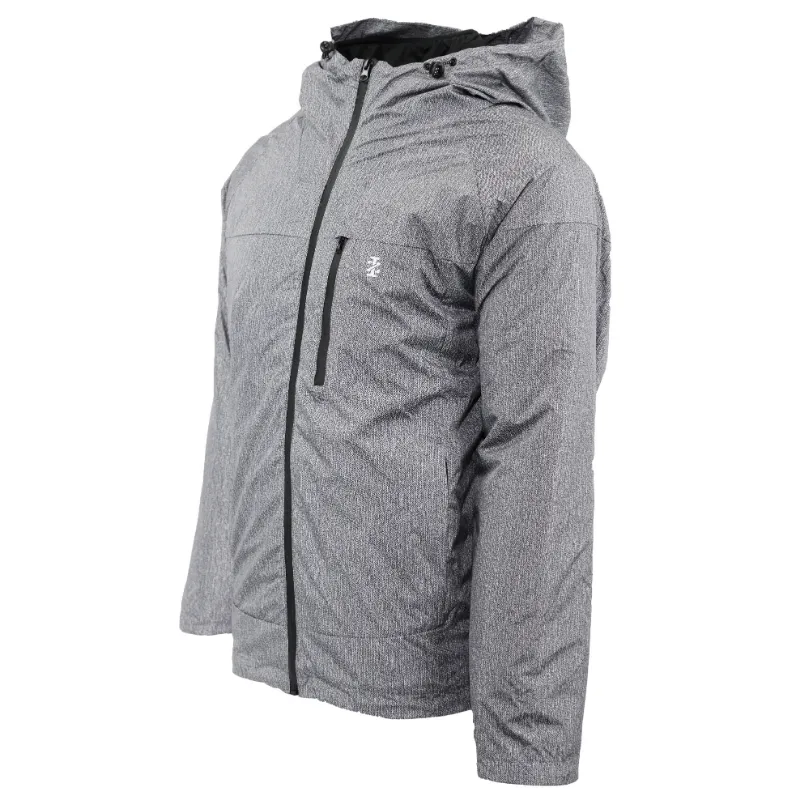 IZOD Men's Rip Stop Hooded 3 in 1 Systems Jacket