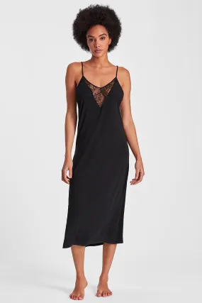 Lazy Days Long Nightie Black