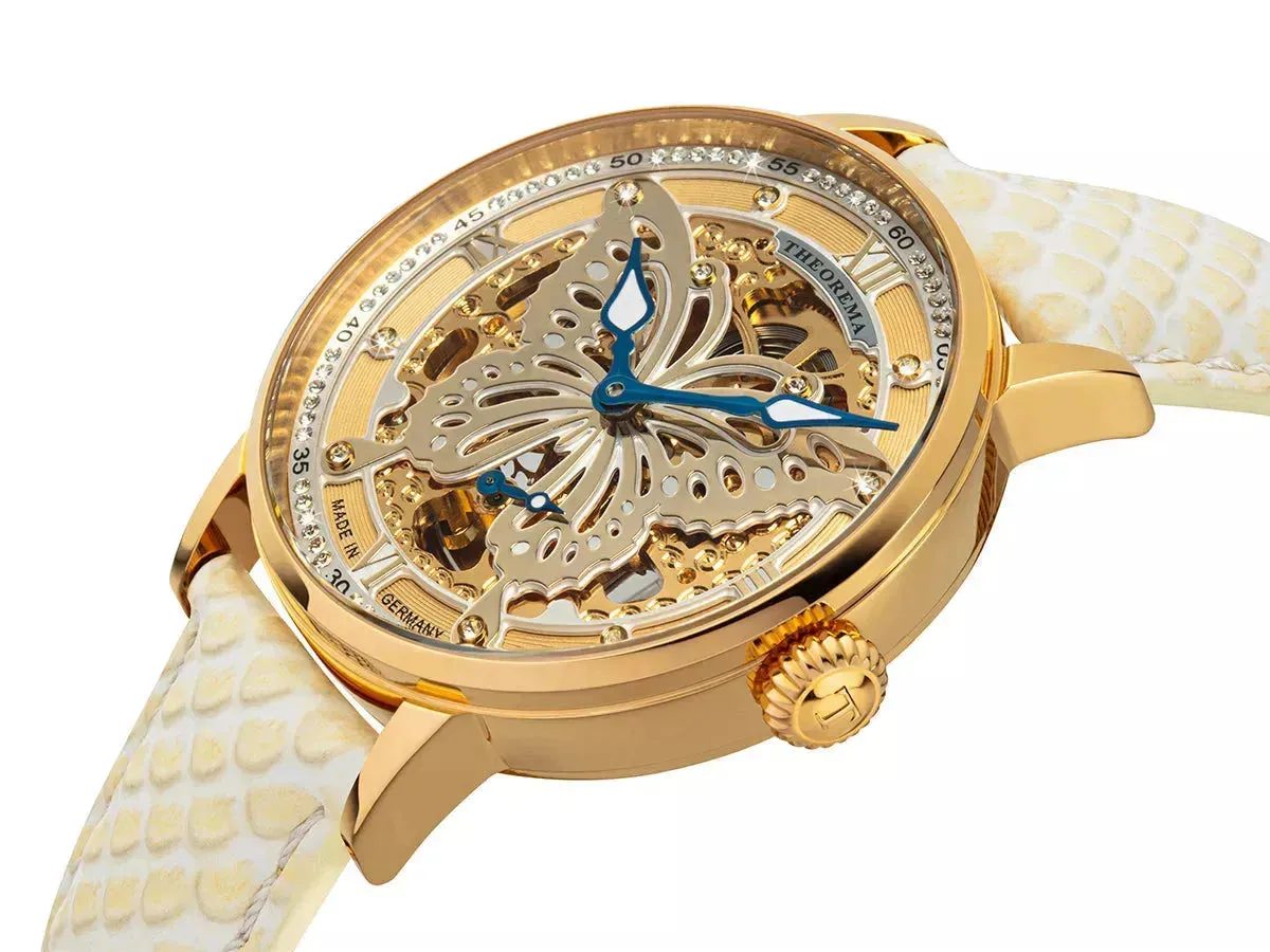 Madame Butterfly Theorema - GM-123-2 |Gold| Made in Germany with 82 Swarovski