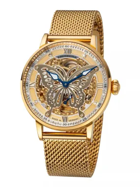 Madame Butterfly Theorema - GM-123-8 |Gold| Made in Germany with 82 Swarovski