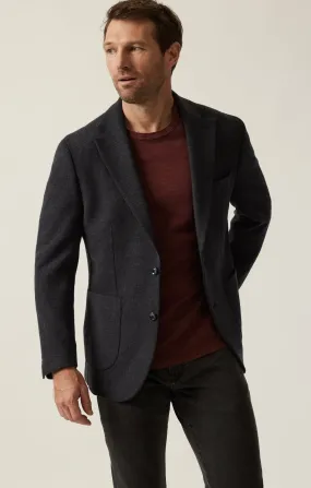 Matteo Structured Blazer In Dark Grey