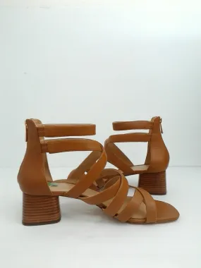 Michal Kors Women's Brown Leather Sandal Size 11 M