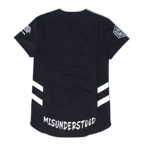 Misunderstood Black Mesh Baseball Jersey