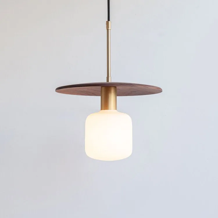 "Cara" Pendant Light - Walnut