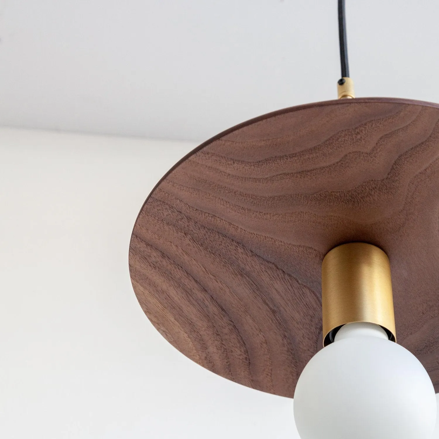 "Cara" Pendant Light - Walnut