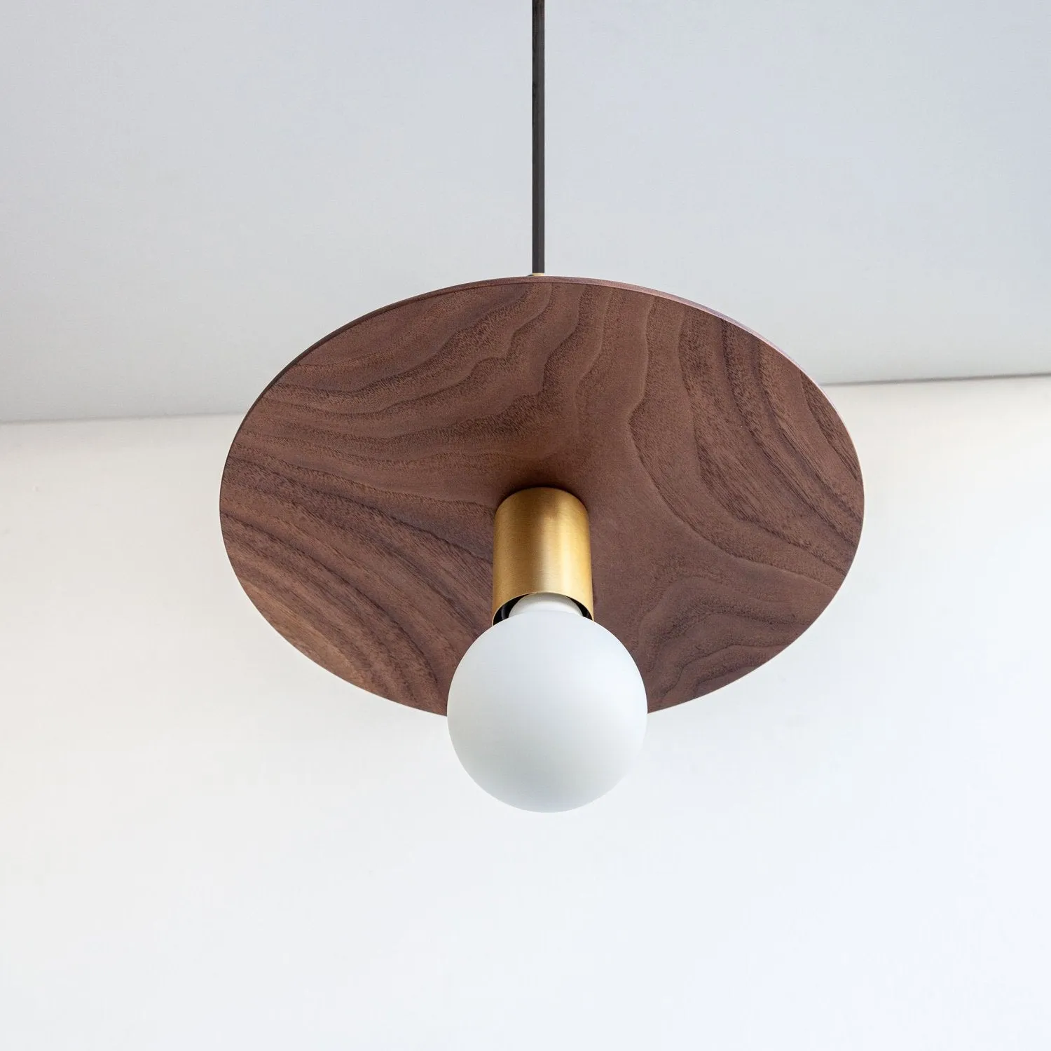 "Cara" Pendant Light - Walnut