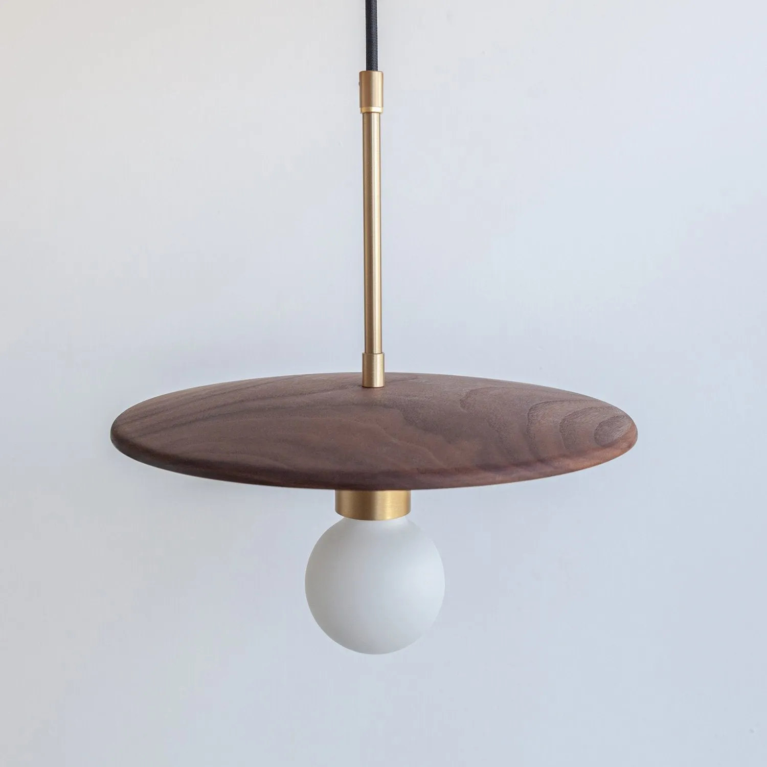 "Cara" Pendant Light - Walnut