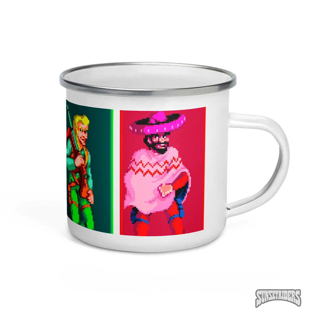 Sunset Riders Enamel Mug