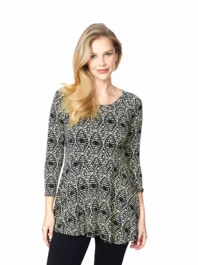 Tianello  "Tulum" Printed Knit "Sochie" Tunic