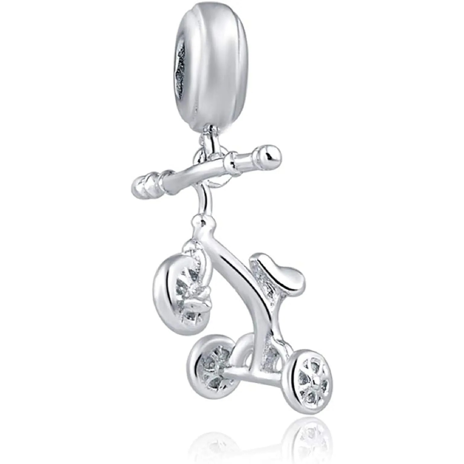 Tricycle Kids Bike Dangle Pendant Charm